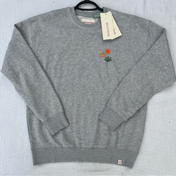 Revolution- Loose Crewneck in grey mel - Picture 11 of 14